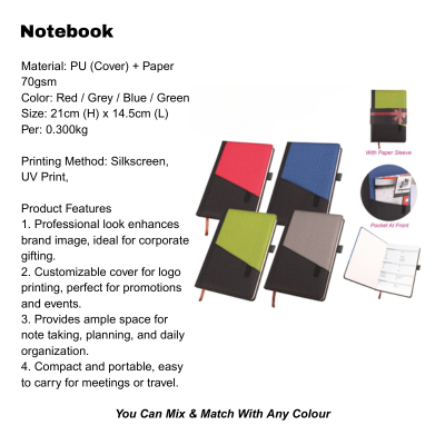 3(3) BSGIFTS Gift Set 2 in 1- ProConnect Gift Set (Notebook, Stylus Pen)