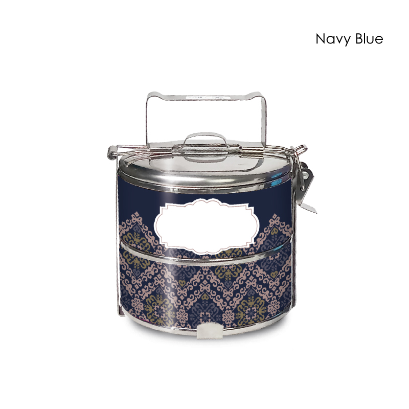 33313_Songket-Lestari_2-Tier-Tiffin_Navy-Blue