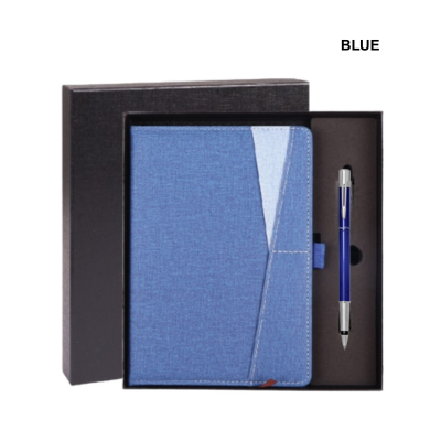 4(1) BSGIFTS Gift Set 2 in 1-Corporate Journal Gift Set (Metal Pen, Notebook)
