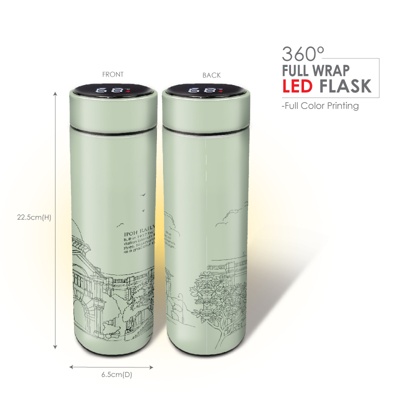 07009_IPOH-Raiway-Station_LED-Flask_H225mm-x-D65mm_Front-n-Back