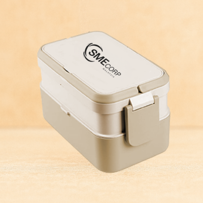 1 BSGIFTS ECO Bamboo 2 Tier Lunch Box - 1200ml