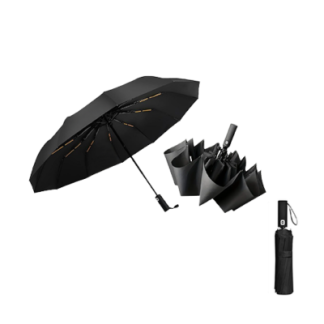 2 BSGIFTS 23 inches Auto-Open 12 Panel Double Ribs Umbrella