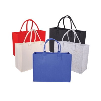 2 BSGIFTS Felt Shopping Bag with Large Capacity