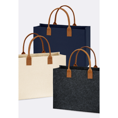 2 BSGifts Felt 2 Tone Tote Bag - L