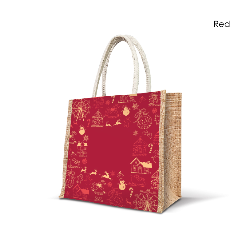 25044_Christmas-Wonderland_Jute-Bag_Red