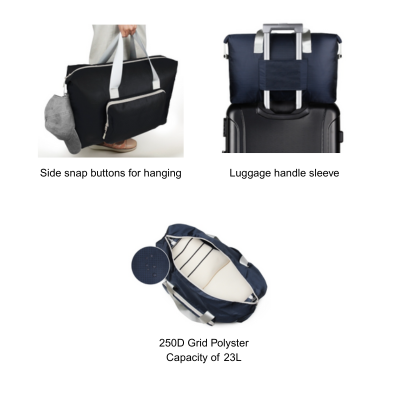 3 BSGIFTS A5 Foldable Polyster Bag