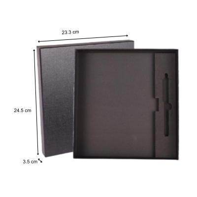 3 BSGIFTS Black Gift Box with EVA