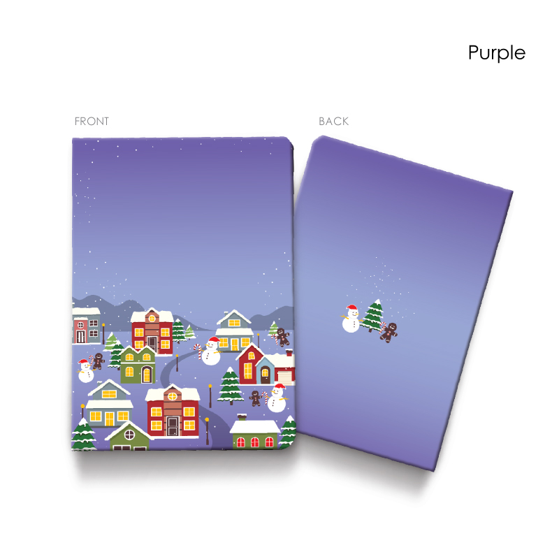 30085_Winter-Village_A5-Hardcover-Notebook_Purple