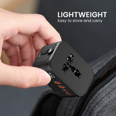 3(2) BSGIFTS Compact and lightweight Travel Adapter 2 Type-C 20W PD + 2 USB Charger - Copy