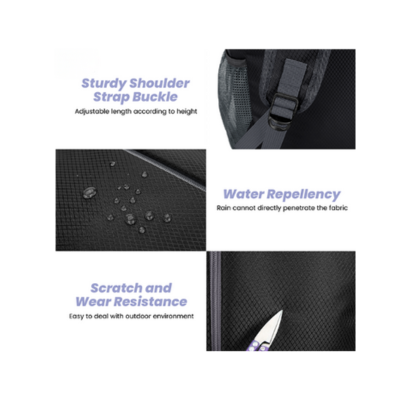 3(2) BSGIFTS Foldable Backpack with Pouch