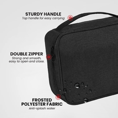 3(2) BSGIFTS Large Capacity and Multipurpose Storage Gadget Pouch