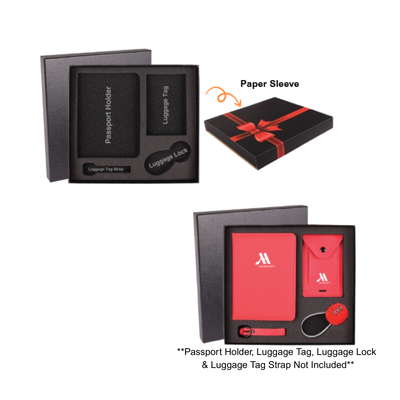 3(2) BSGIFTS Passport Holder & Luggage Tag Gift Box