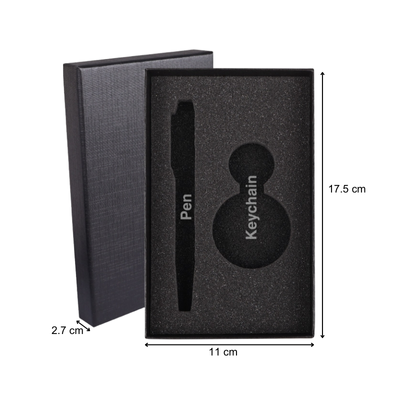3(3) BSGIFTS Deluxe Pen & Keychain Gift Box