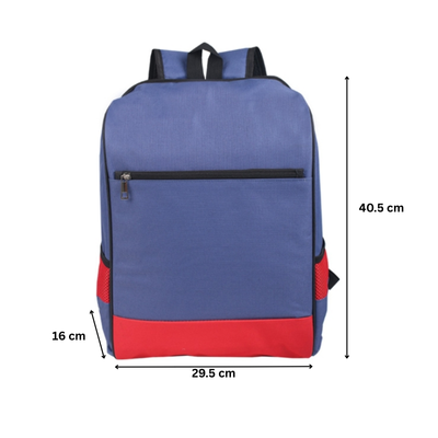 3(3) BSGifts Dual-Tone School Backpack