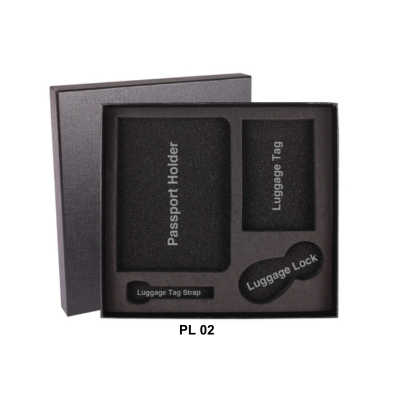 3(5) BSGIFTS Passport Holder & Luggage Tag Gift Box