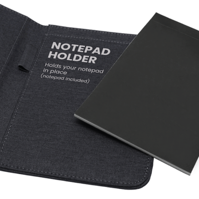 3(5) BSGIFTS Premium A5 Padfolio with Notepad and Pen Slot