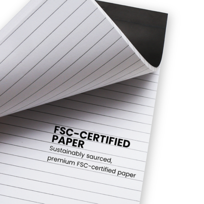 3(6) BSGIFTS Premium A5 Padfolio with Notepad and Pen Slot