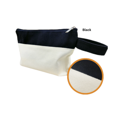 4 BSGIFTS Canvas Zippered Pouch 12oz