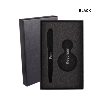 4 BSGIFTS Deluxe Pen & Keychain Gift Box