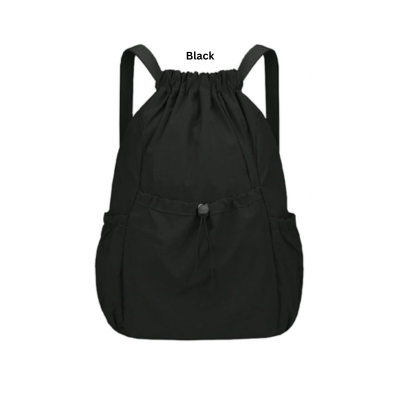 4 BSGIFTS Foldable Nylon Drawstring Backpack
