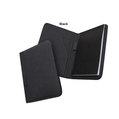 4 BSGIFTS Premium A5 Padfolio with Notepad and Pen Slot