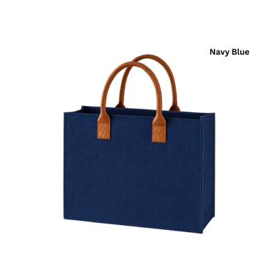 4(1) BSGifts Felt 2 Tone Tote Bag - L