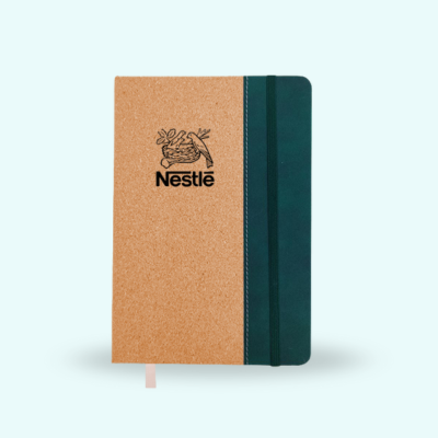 1 BSGIFTS A5 ECO-CORK Notebook with Velvet Tone and Bookmark