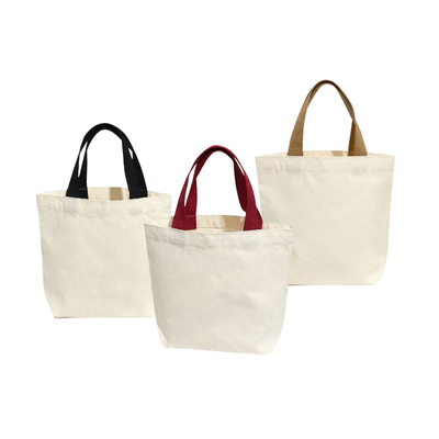 2 BSGIFTS Canvas Bag 10oz with Color Handle - 26.6 x 22.8 x 7.6 cm