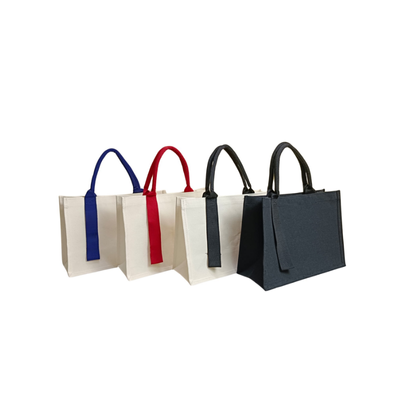 2 BSGIFTS Laminated Canvas Elegant Tote Bag