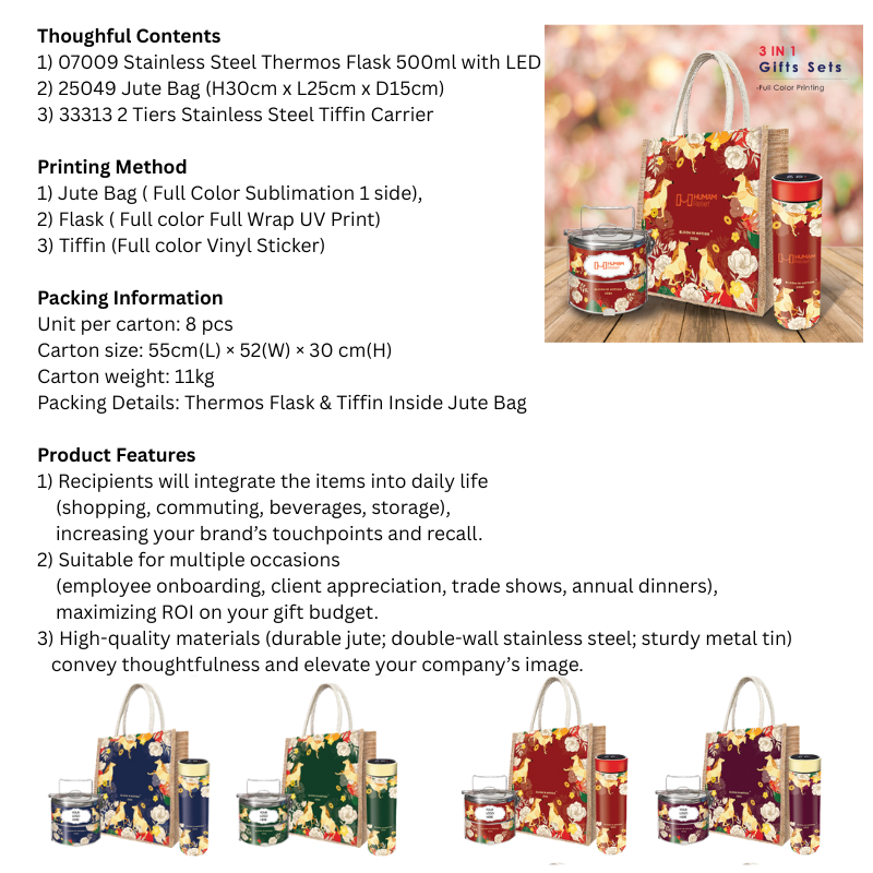 29104 Bloom In Motion 3 IN 1 Gifts Set - Custom Made