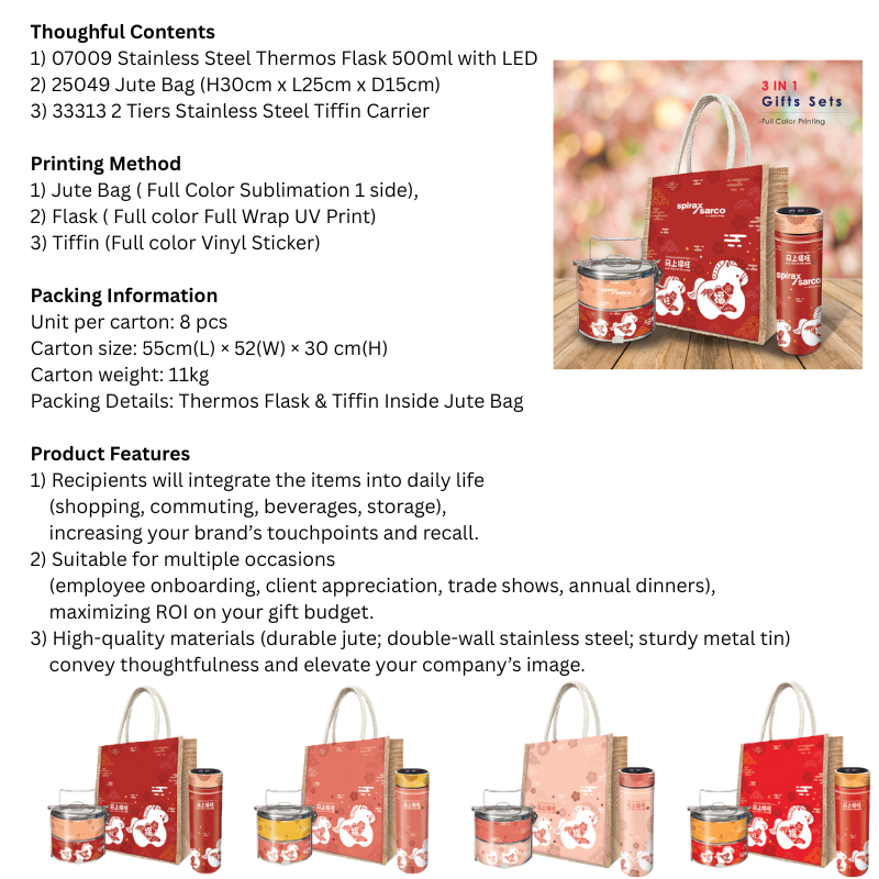 29104 Heng Ong Horse 3 IN 1 Gifts Set