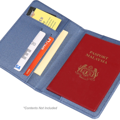 3(1) BSGIFTS Premium PU Passport Holder - 15 (H) x 11cm (L)