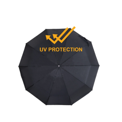 3(3) BSGIFTS 22 inches Automatic Foldable Umbrella with LED Light and pouch