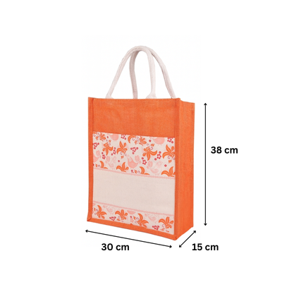 3(3) BSGifts Eco Classic Jute Bag with Twilly