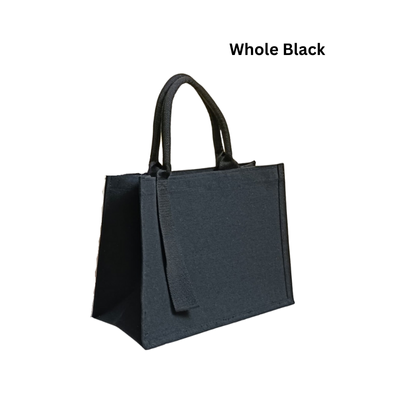 4(1) BSGIFTS Laminated Canvas Elegant Tote Bag