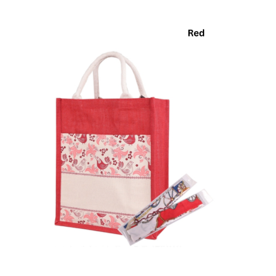 4(1) BSGifts Eco Classic Jute Bag with Twilly