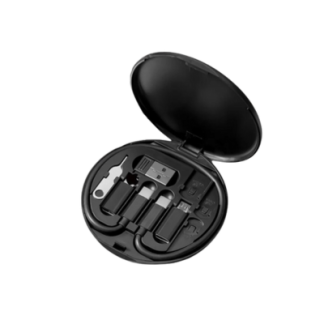 2 BSGIFTS PVC+ABS Multicable 5 in 1 fast charge with sim card storage & handphone stand