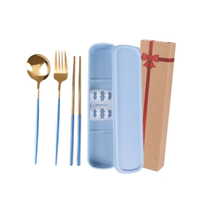 3(3) BSGIFTS Premium Stainless Steel Cutlery Set with Ribbon Box
