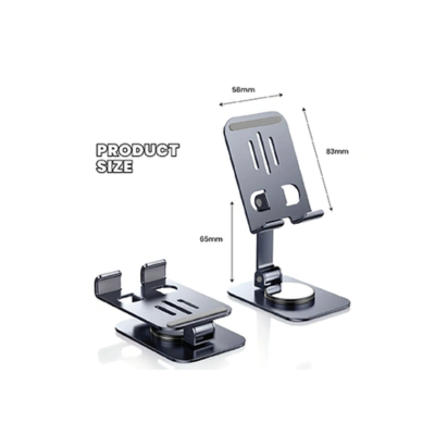 3(4) BSGIFTS CARBON STEEL 360° Rotatable Phone Stand