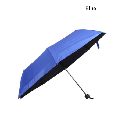 4(1) BSGIFTS 21 inch Black Coated T190 Foldable Umbrella