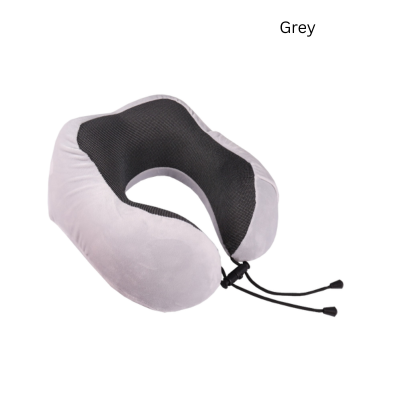 4(2) BSGIFTS Memory Foam and Velvet Neck Pillow with Pouch