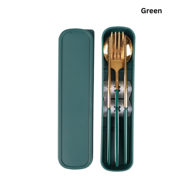 4(2) BSGIFTS Premium Stainless Steel Cutlery Set with Ribbon Box