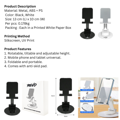 5 BSGIFTS 360° Rotatable Phone Holder ( Metal, ABS + PS )