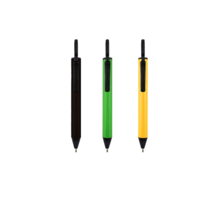 3(1) BSGIFTS Plastic Solid Gloss Mini Ball Pen
