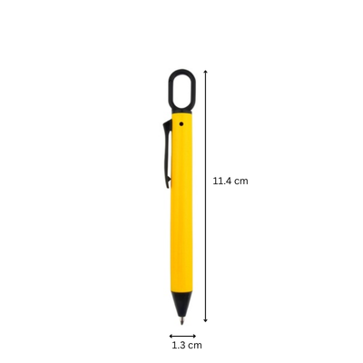 3(3) BSGIFTS Plastic Solid Gloss Mini Ball Pen