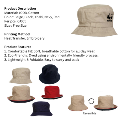 5 BSGIFTS 100% Cotton Fisherman Hat