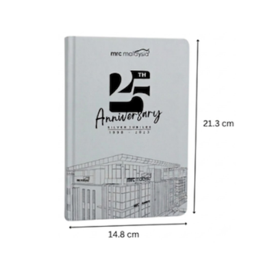 3(4) BSGIFTS 30085 A5 Hardcover Thread Sewn with Elastic Band Notebook (Custom made)