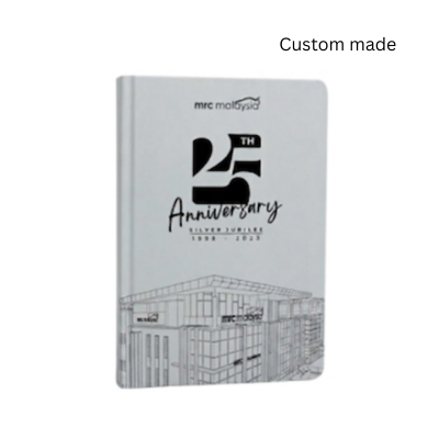 4 BSGIFTS 30085 A5 Hardcover Thread Sewn with Elastic Band Notebook (Custom made)