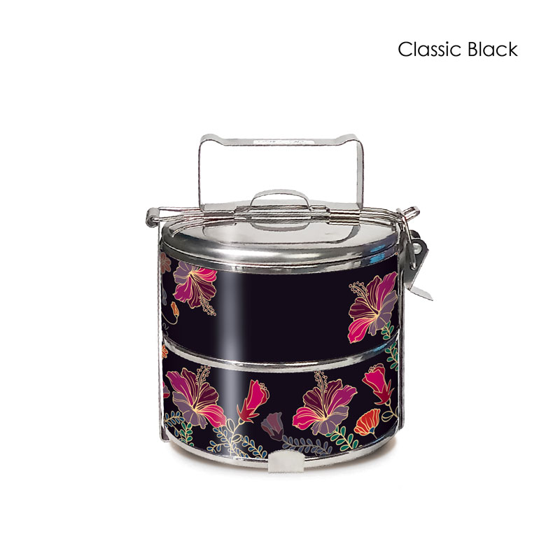 BS00006_Aurelia-Hibiscus_2-Tier-Tiffin-W436mm-x-H100mm_ClassicBlack(3-1)