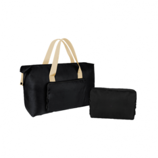 2 BSGIFTS 250D Grid Polyester Foldable Travel Bag – 48(L) x 16(W) x 30cm(H)